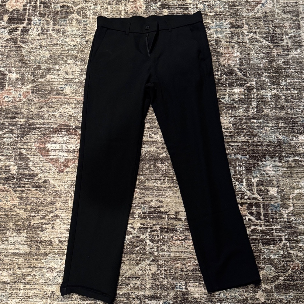 Classic Black Men's Dress Trousers